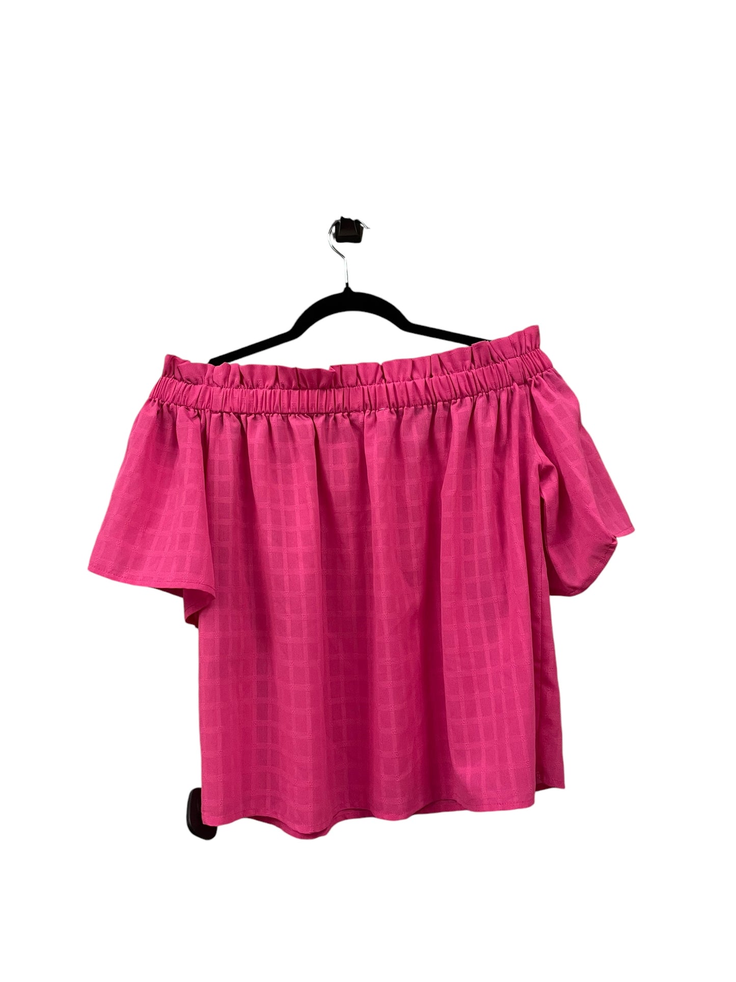 Top Short Sleeve By Loveriche In Pink, Size: L