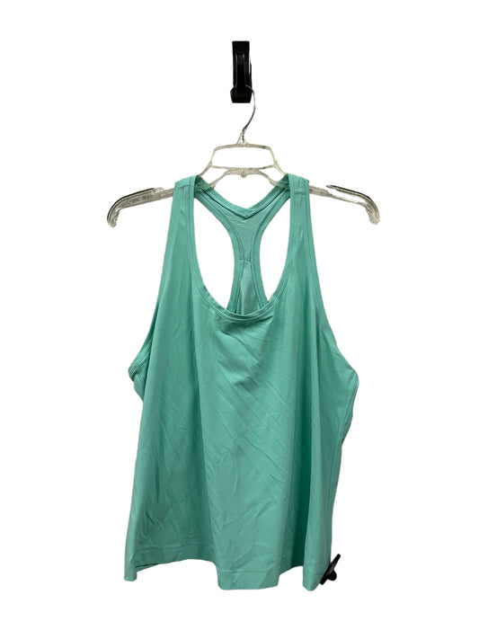 Athletic Tank Top By Lululemon In Green, Size: L