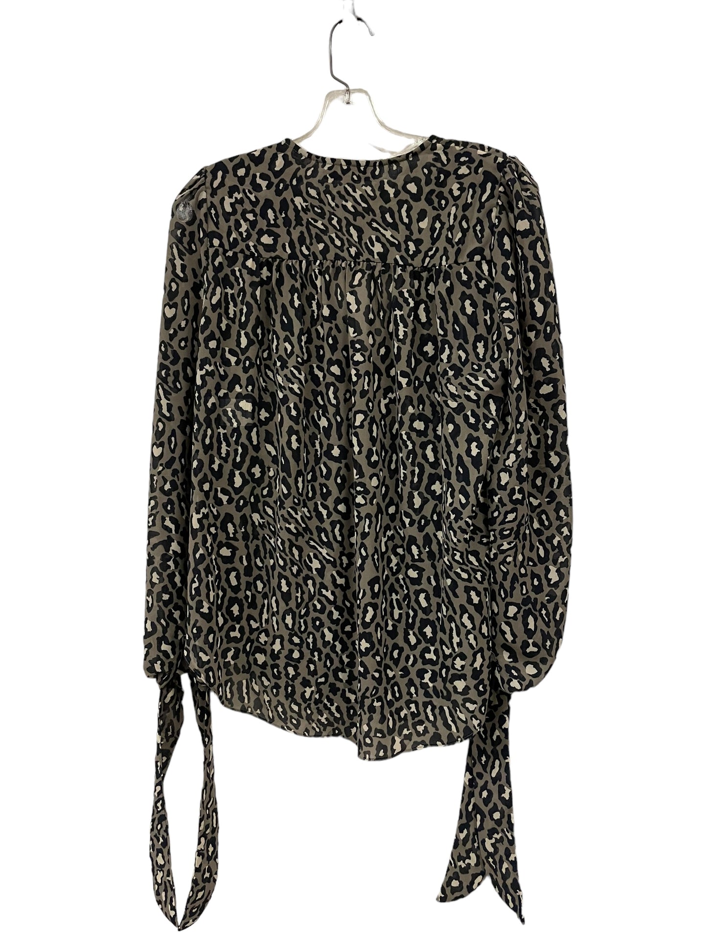 Top Long Sleeve By Clothes Mentor In Animal Print, Size: S