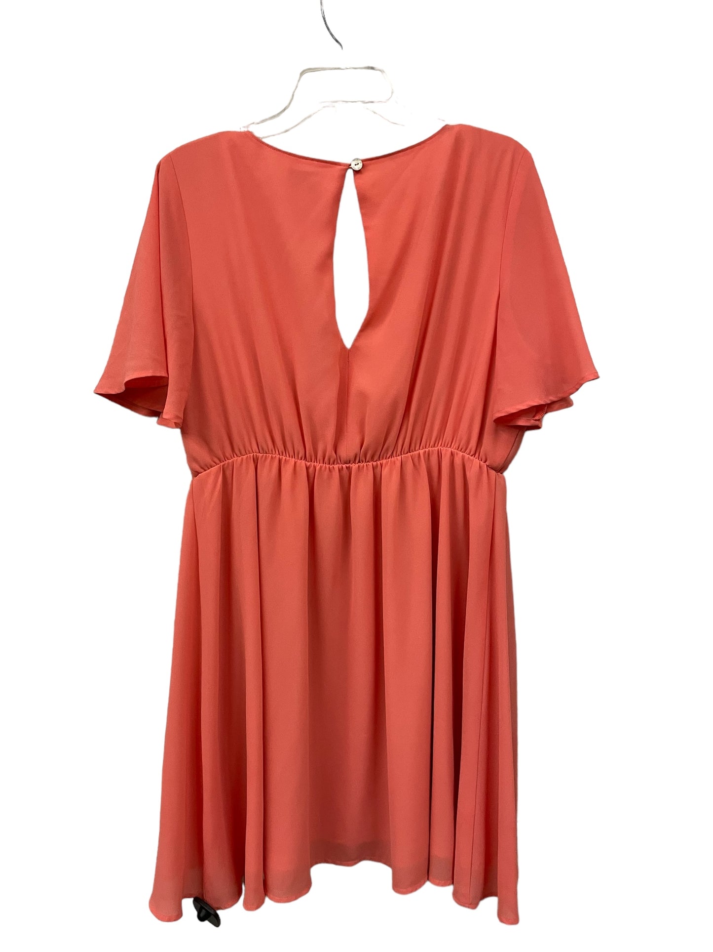 Dress Casual Short By Show Me Your Mumu In Peach, Size: Xxl