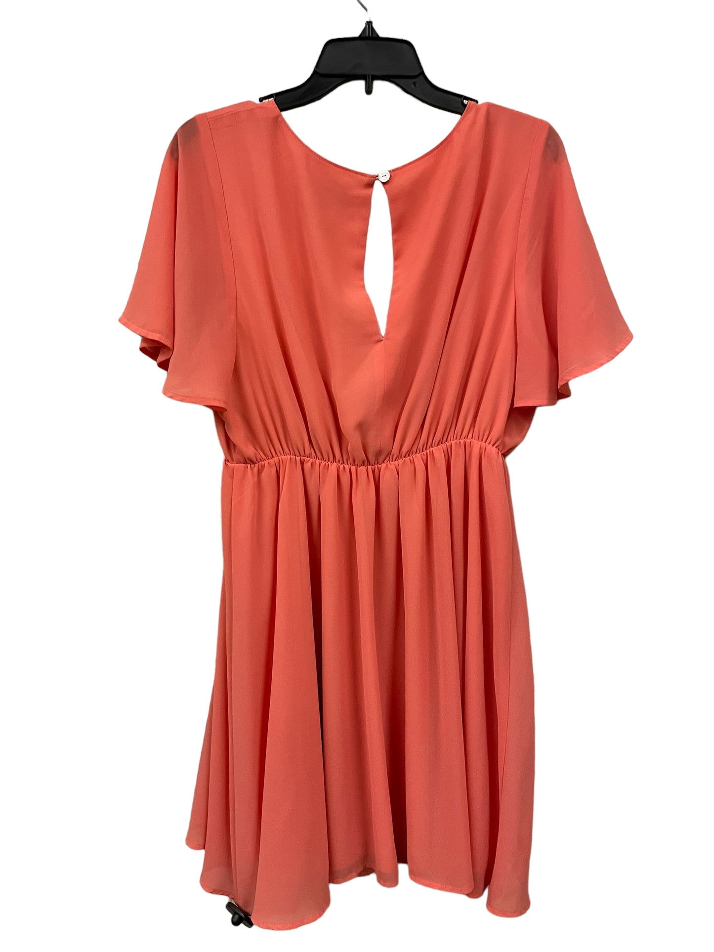 Dress Casual Short By Show Me Your Mumu In Peach, Size: 1x