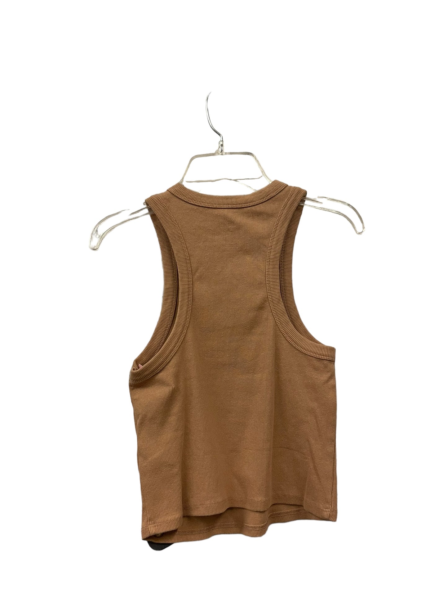 Top Sleeveless Basic By Maeve In Tan, Size: S