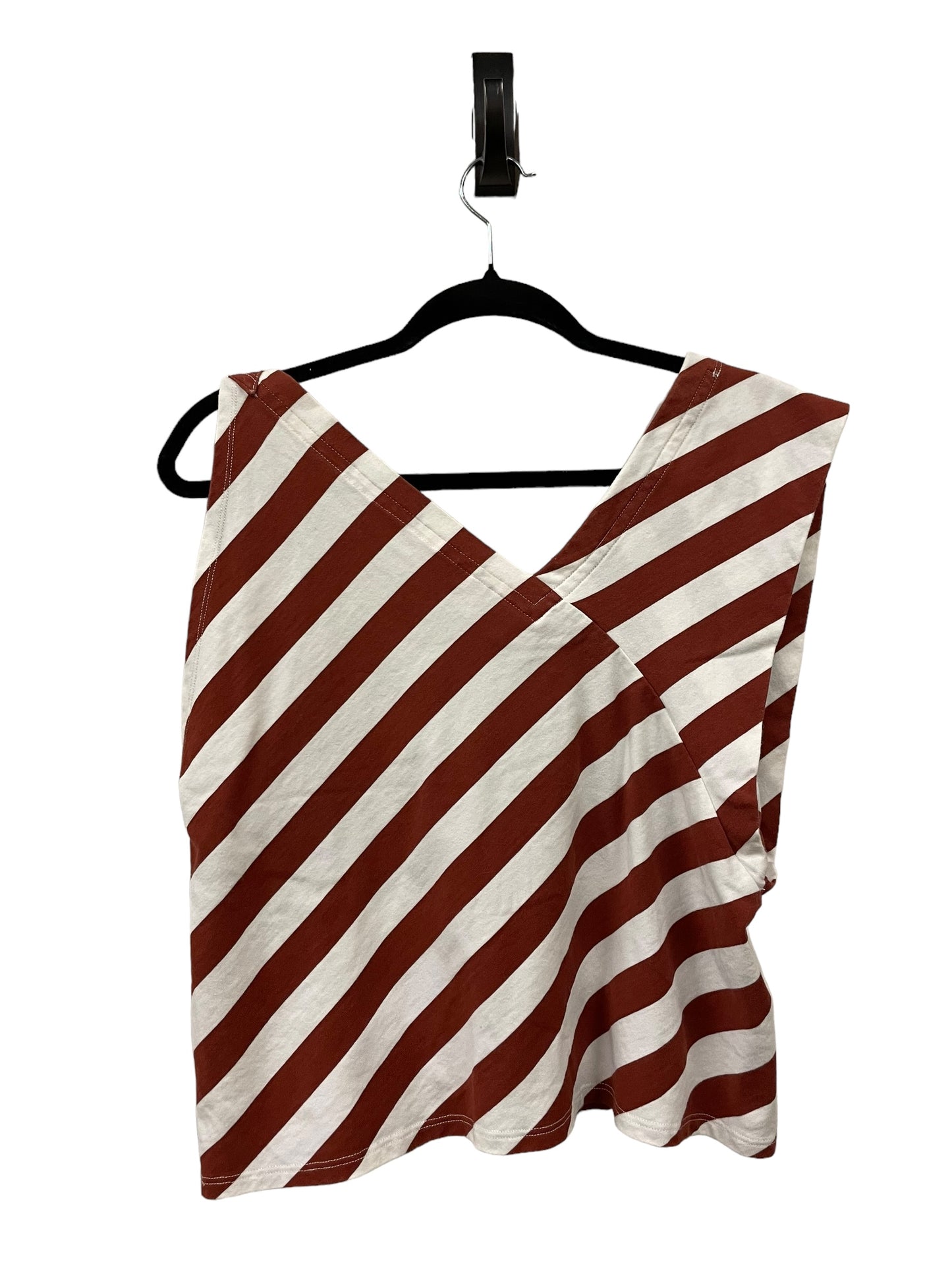 Top Sleeveless By Anthropologie In Red, Size: S