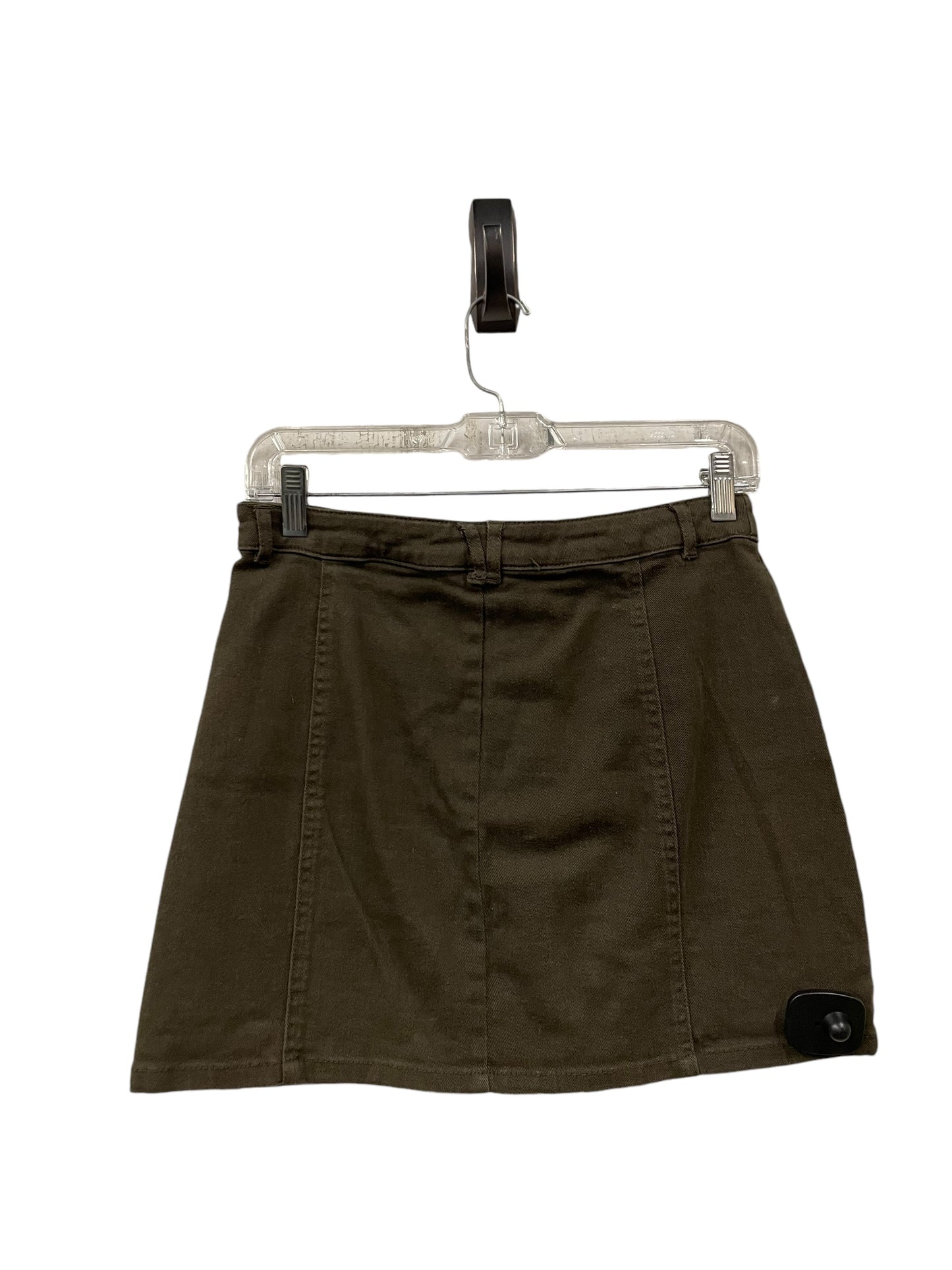 Skirt Mini & Short By Altard State In Brown Denim, Size: S