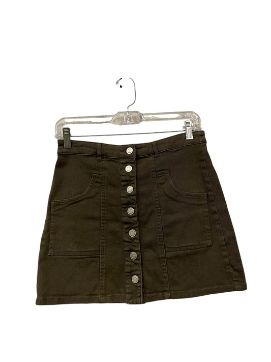 Skirt Mini & Short By Altard State In Brown Denim, Size: S