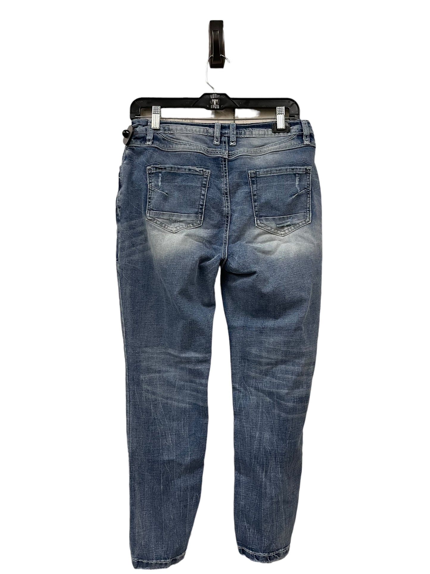 Jeans Straight By Clothes Mentor In Blue Denim, Size: 12