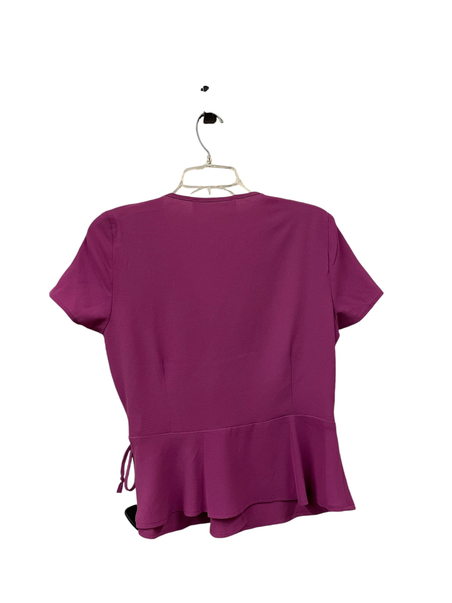 Top Short Sleeve By Clothes Mentor In Purple, Size: L