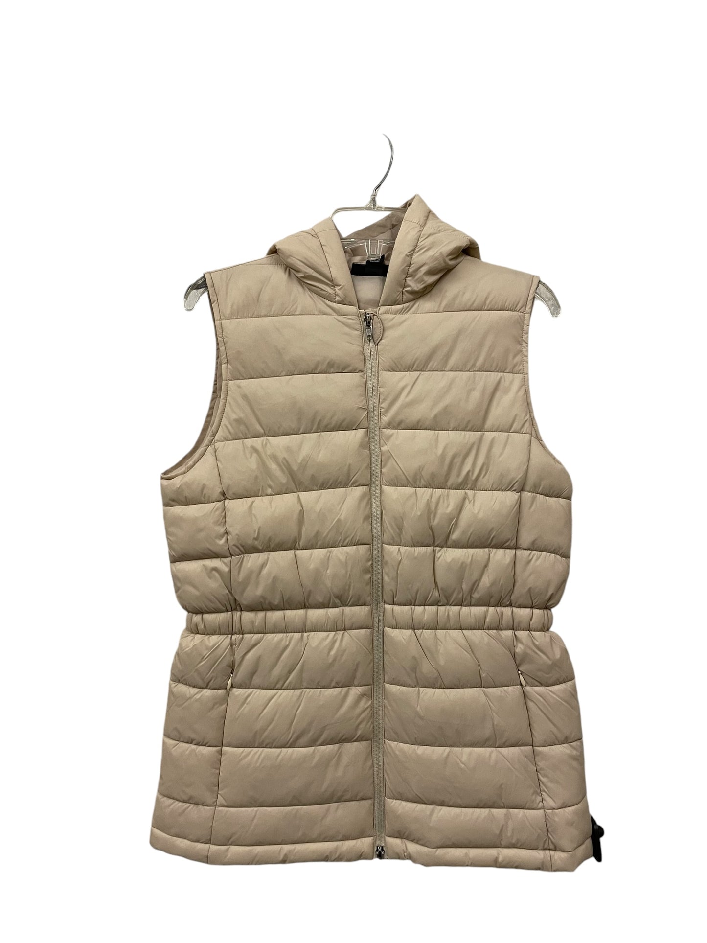 Vest Puffer & Quilted By Clothes Mentor In Tan, Size: S