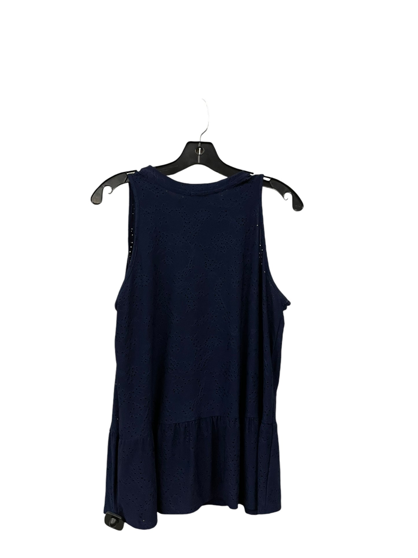 TOP SLEEVELESS W5 in NAVY, Size: M