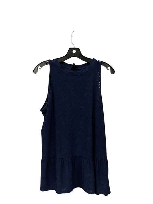 TOP SLEEVELESS W5 in NAVY, Size: M