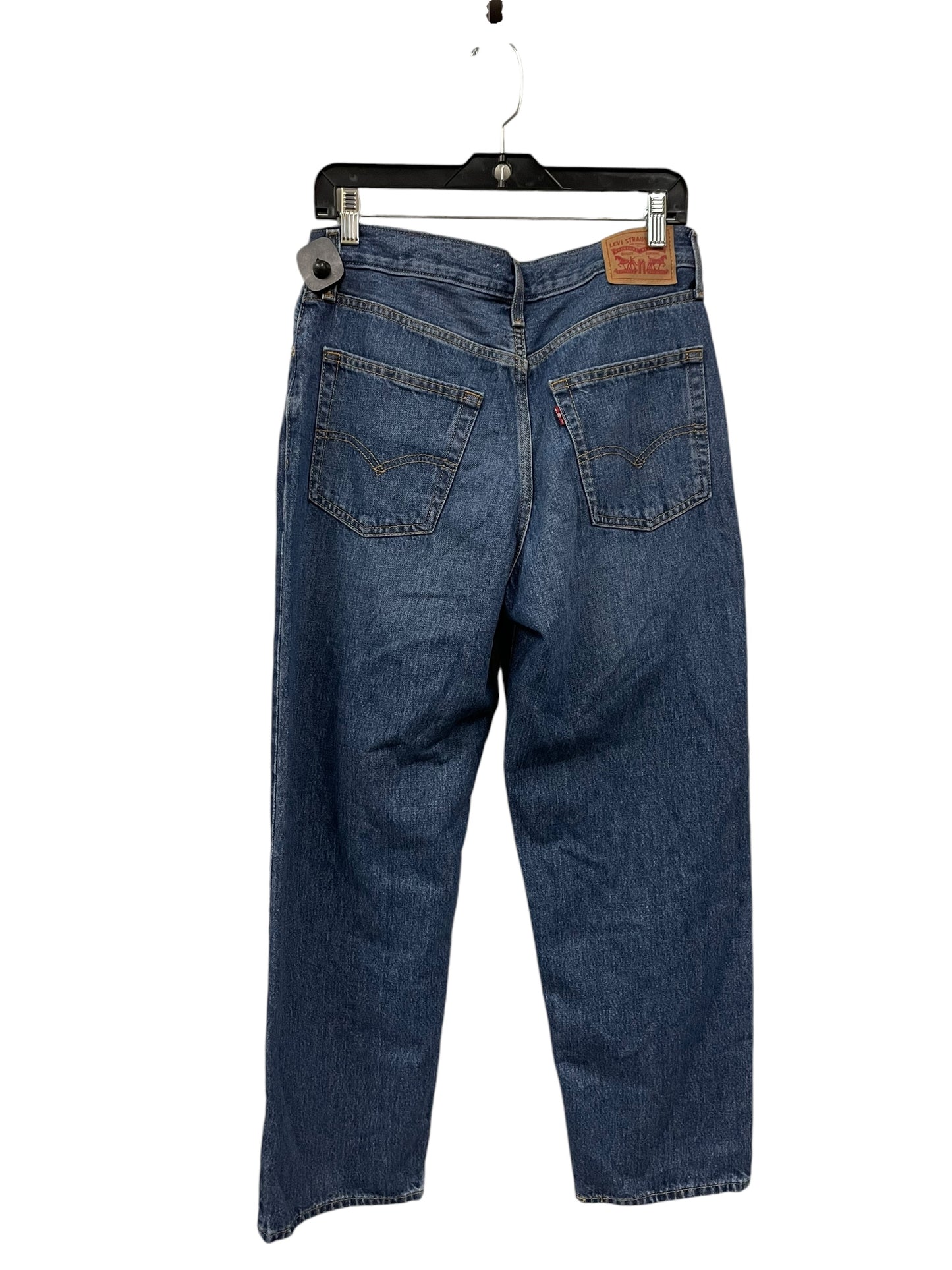 Jeans Straight By Levis In Blue Denim, Size: 6