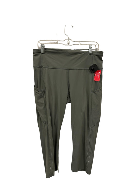 Athletic Capris By Lululemon In Green, Size: 12