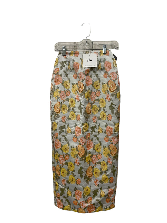 Skirt Maxi By Clothes Mentor In Floral Print, Size: Xs