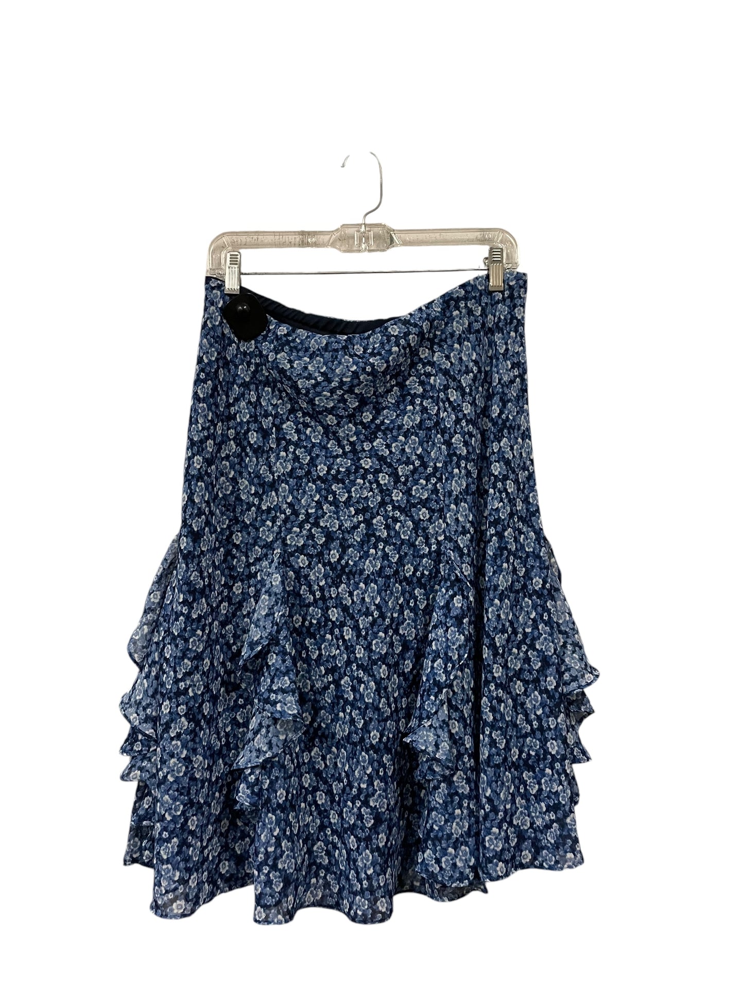 Skirt Midi By American Living In Blue, Size: M