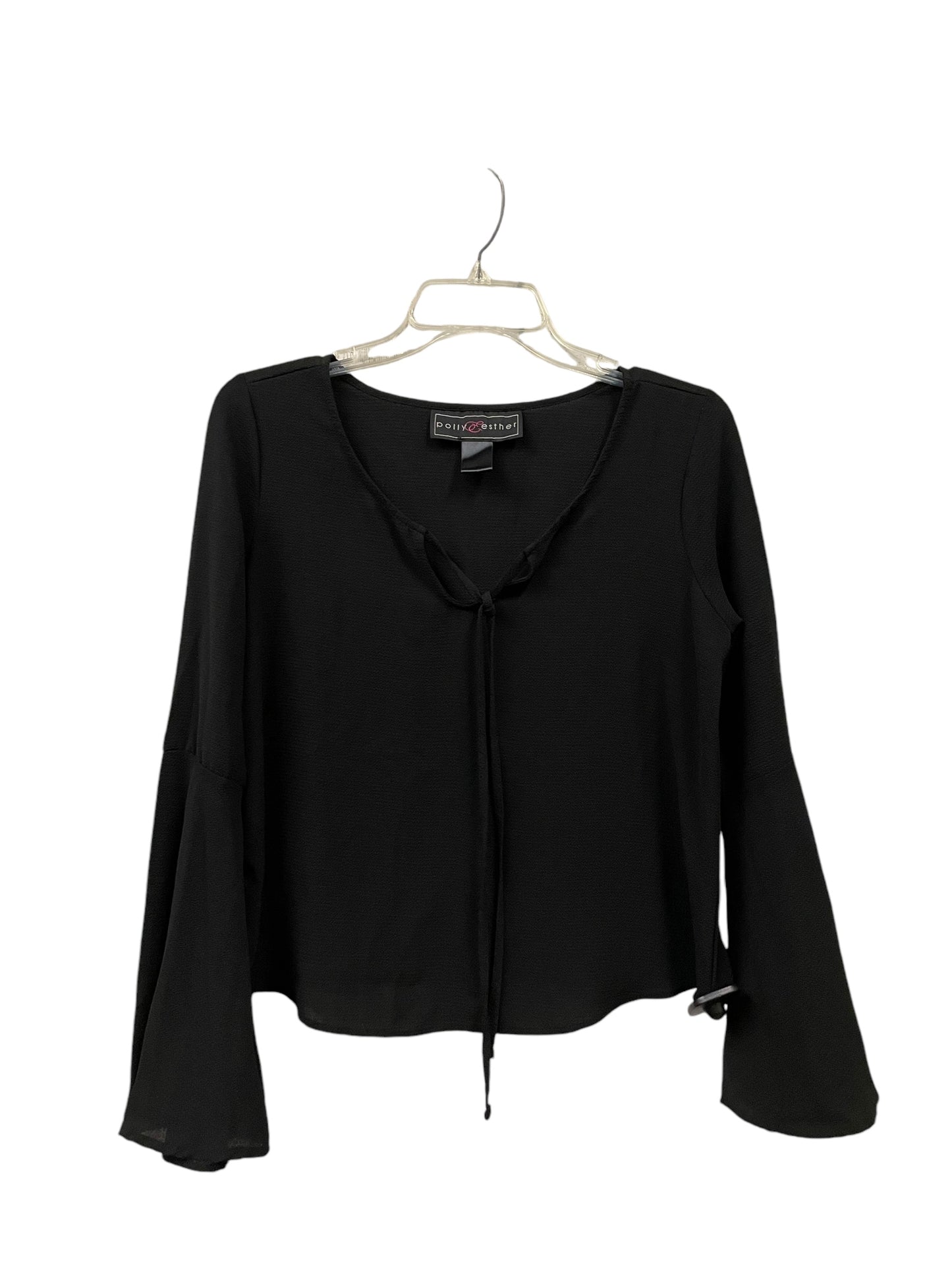 Top Long Sleeve By Clothes Mentor In Black, Size: S