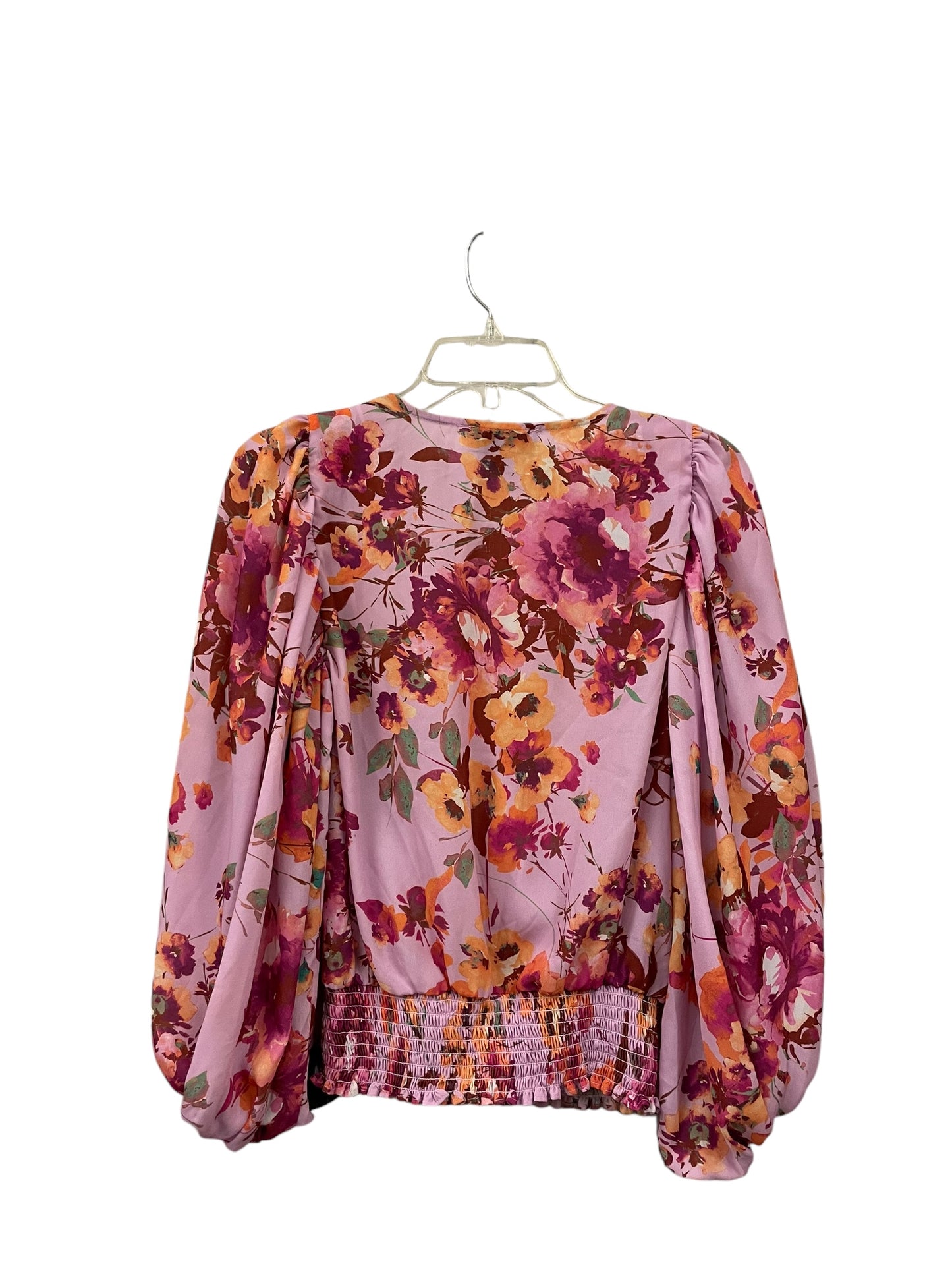 Top Long Sleeve By Cece In Purple, Size: S