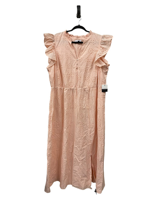 Dress Casual Maxi By Eloquii In Pink, Size: 3x