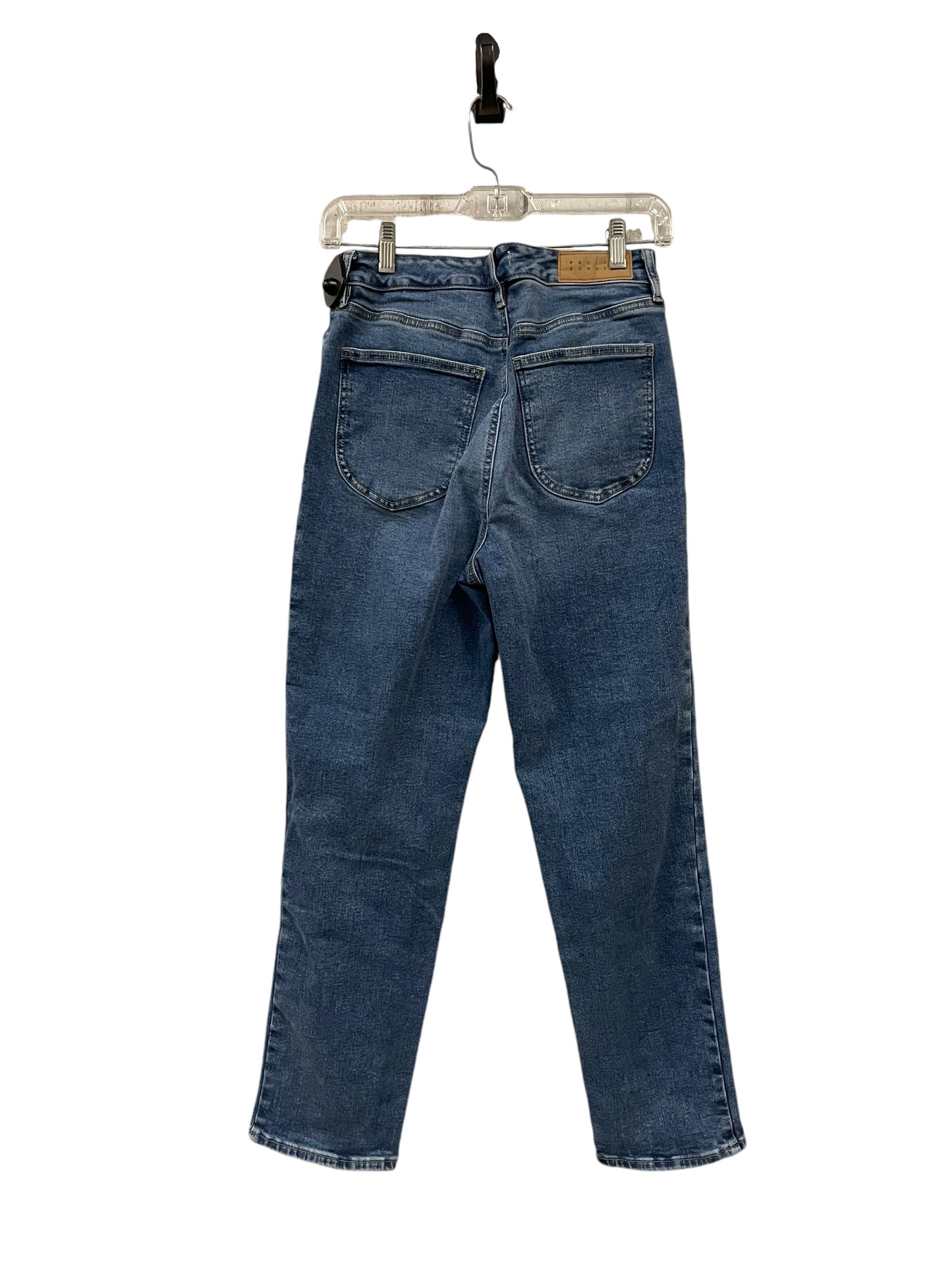 Jeans Straight By Pacsun In Blue Denim, Size: 4