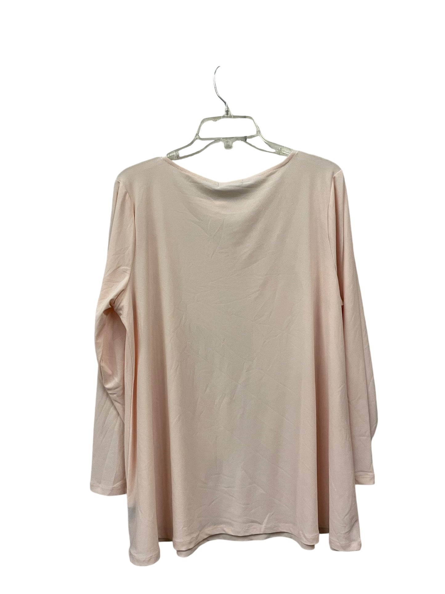 Top Long Sleeve By Verve Ami In Pink, Size: 1x