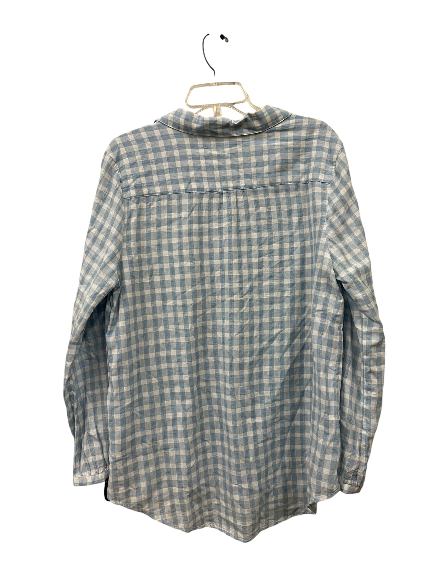 Top Long Sleeve By Tommy Hilfiger In Blue, Size: Xl