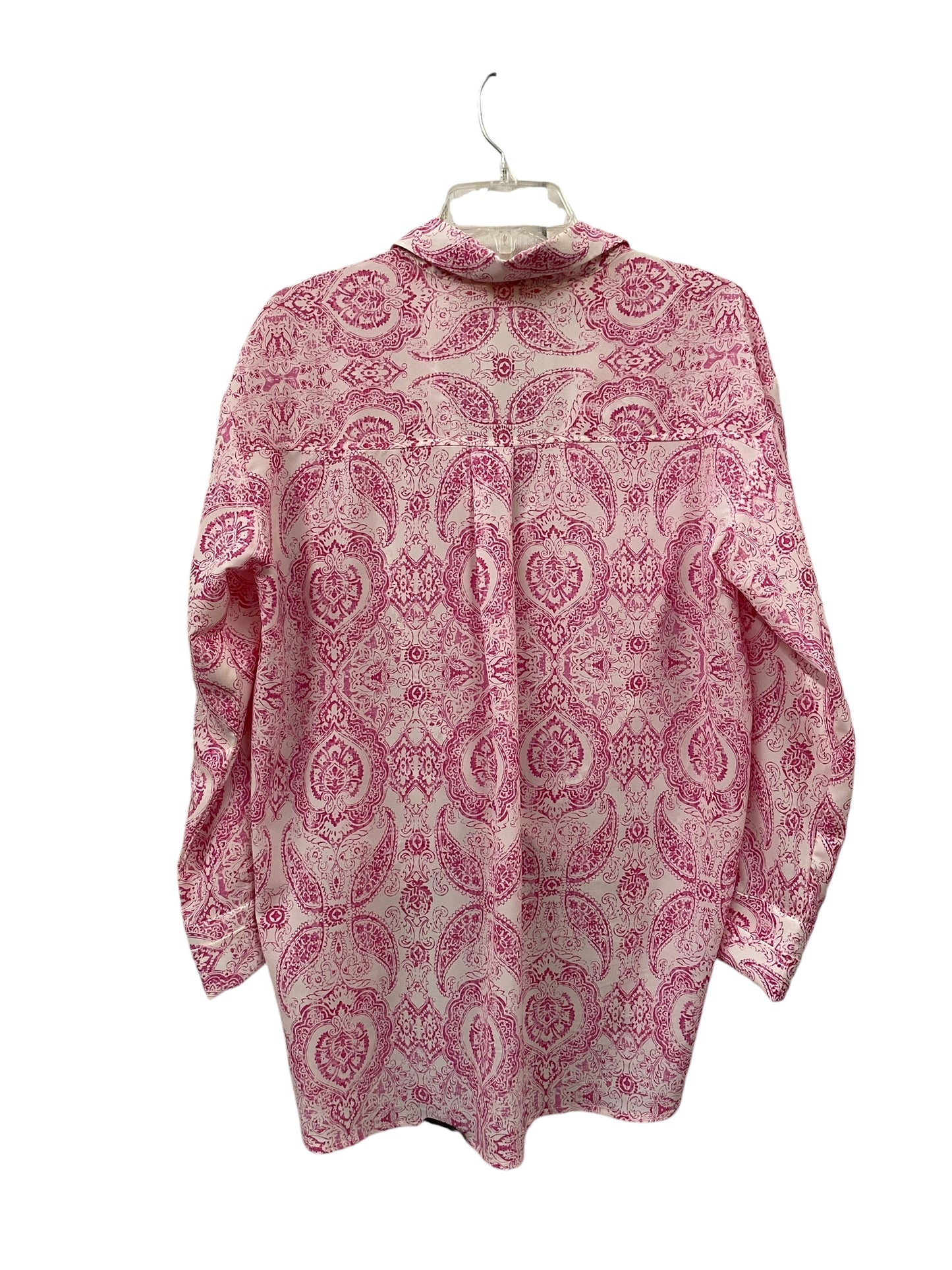 Top Long Sleeve By Entro In Pink, Size: S