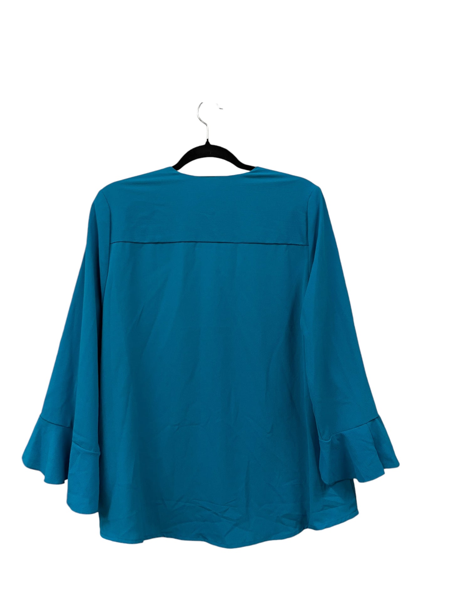 TOP LS PASSPORT in BLUE, Size: M