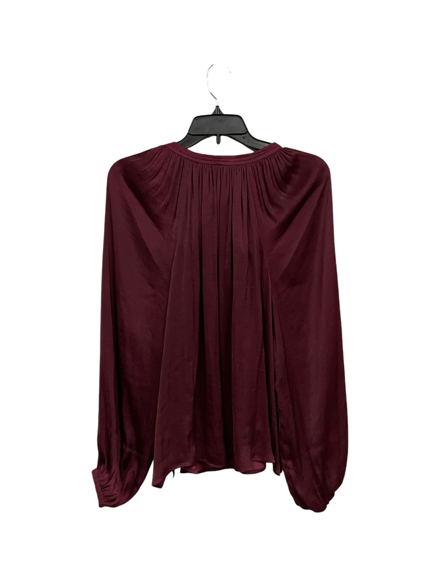 Top Long Sleeve By Gibson And Latimer In Red, Size: S