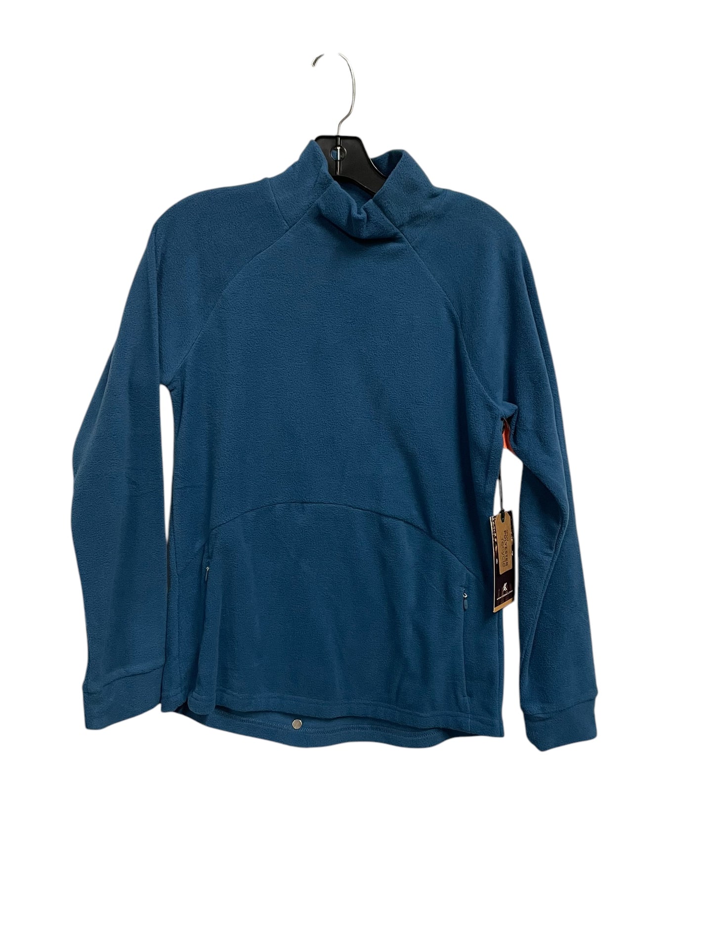 Athletic Sweatshirt Collar By Kyodan In Blue, Size: S