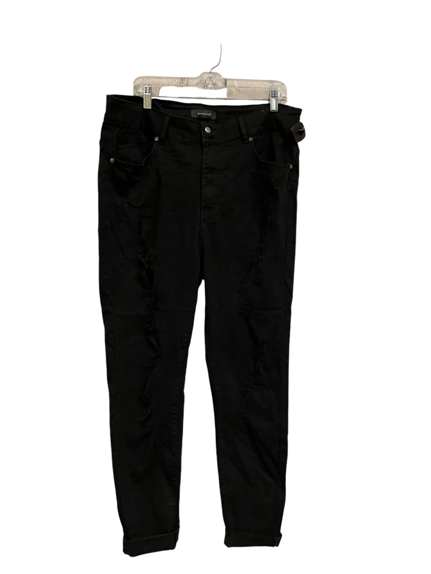 Jeans Skinny By Clothes Mentor In Black Denim, Size: 20