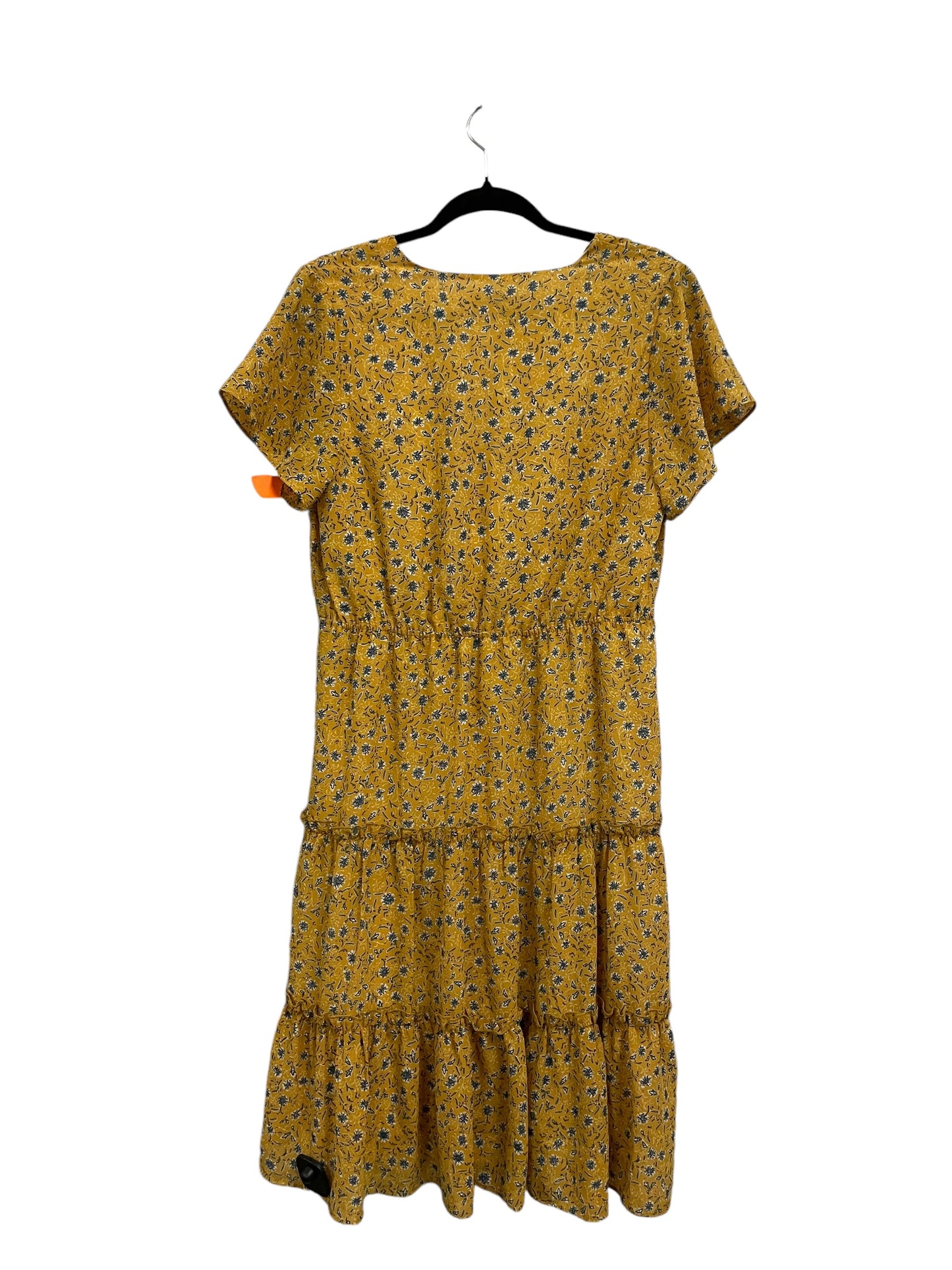 Dress Casual Midi By Charlie Paige In Yellow, Size: M