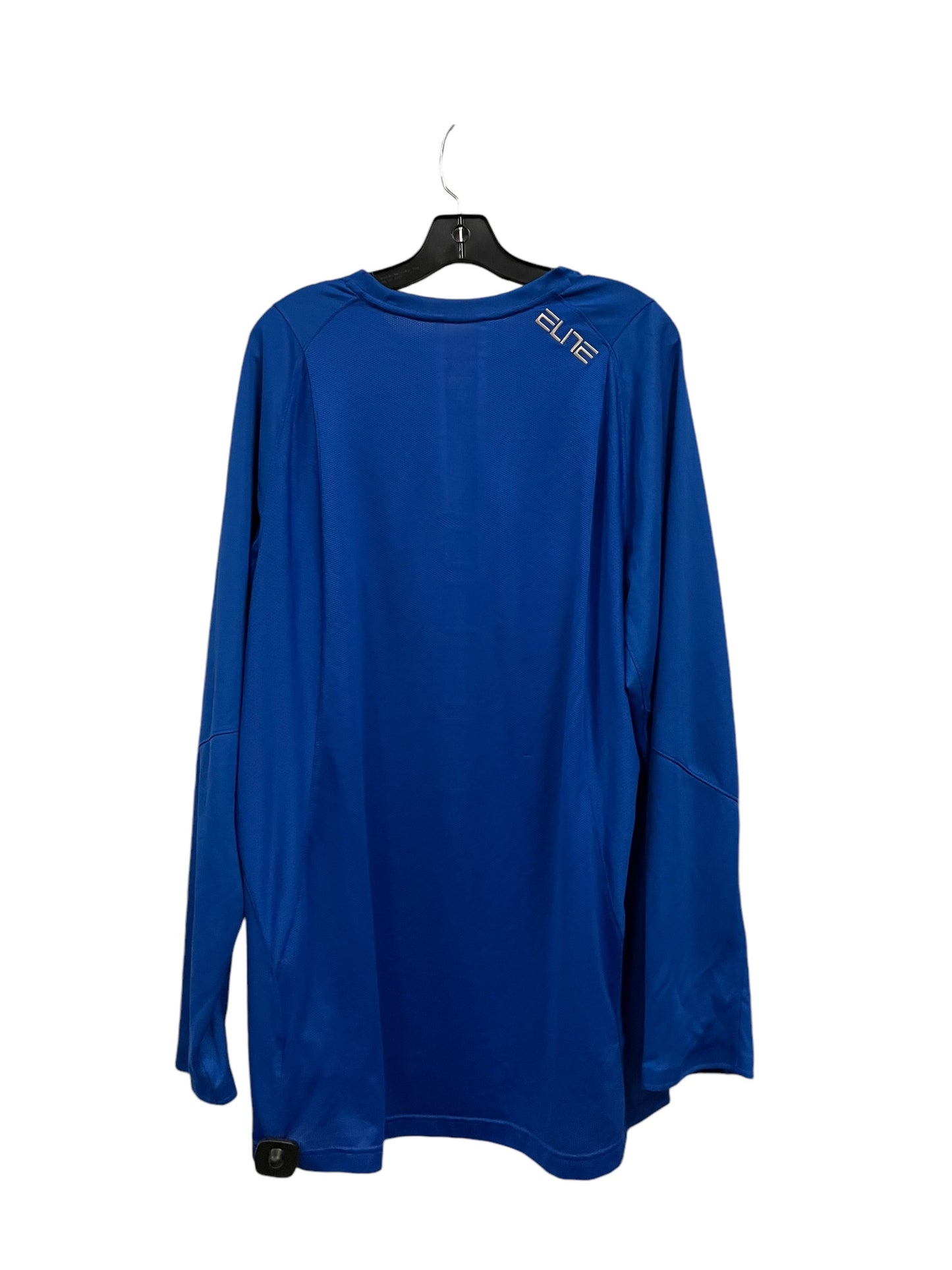 Athletic Top Long Sleeve Crewneck By Nike Apparel In Blue, Size: Xl