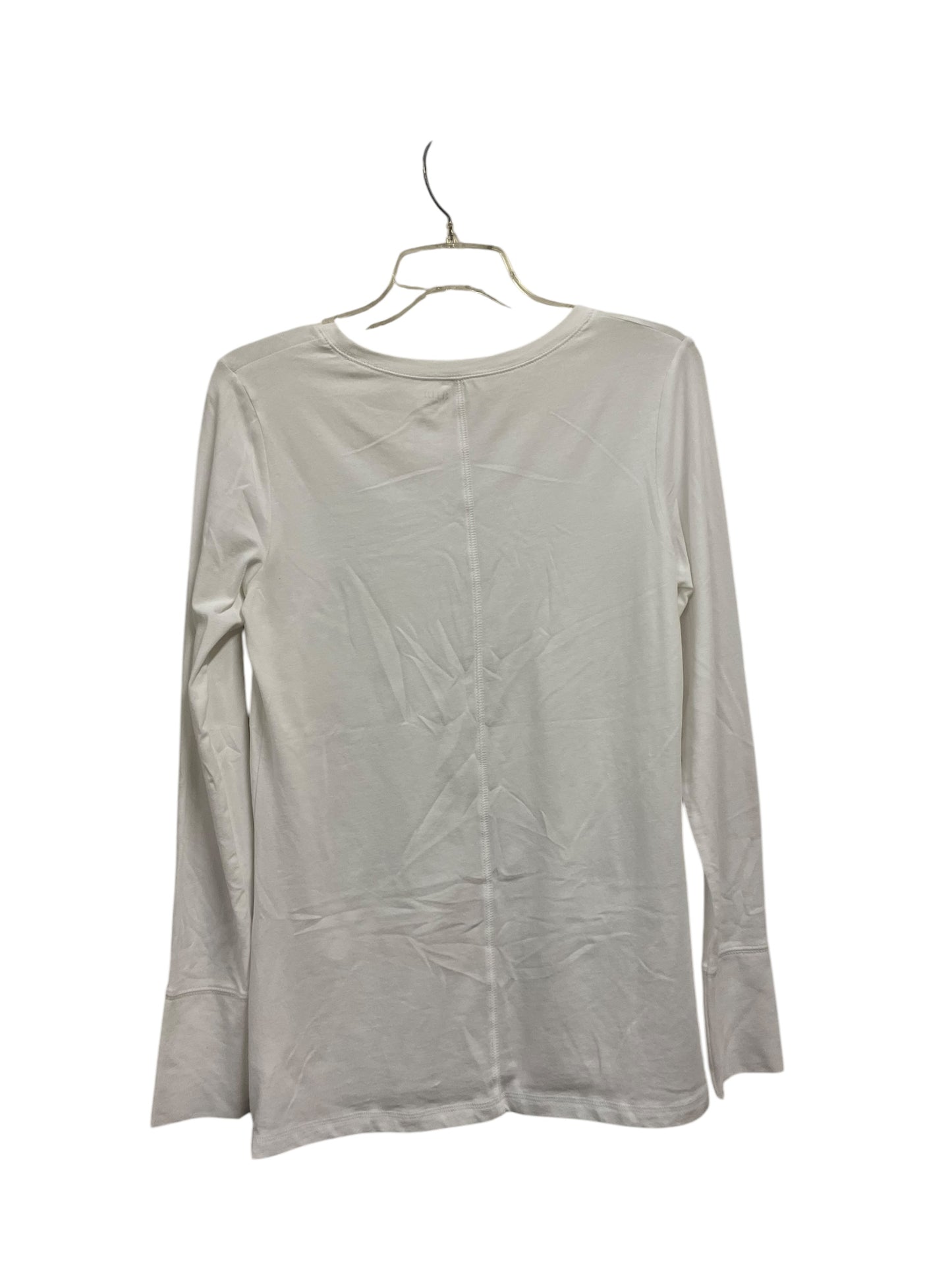 Top Long Sleeve Basic By Ana In White, Size: S