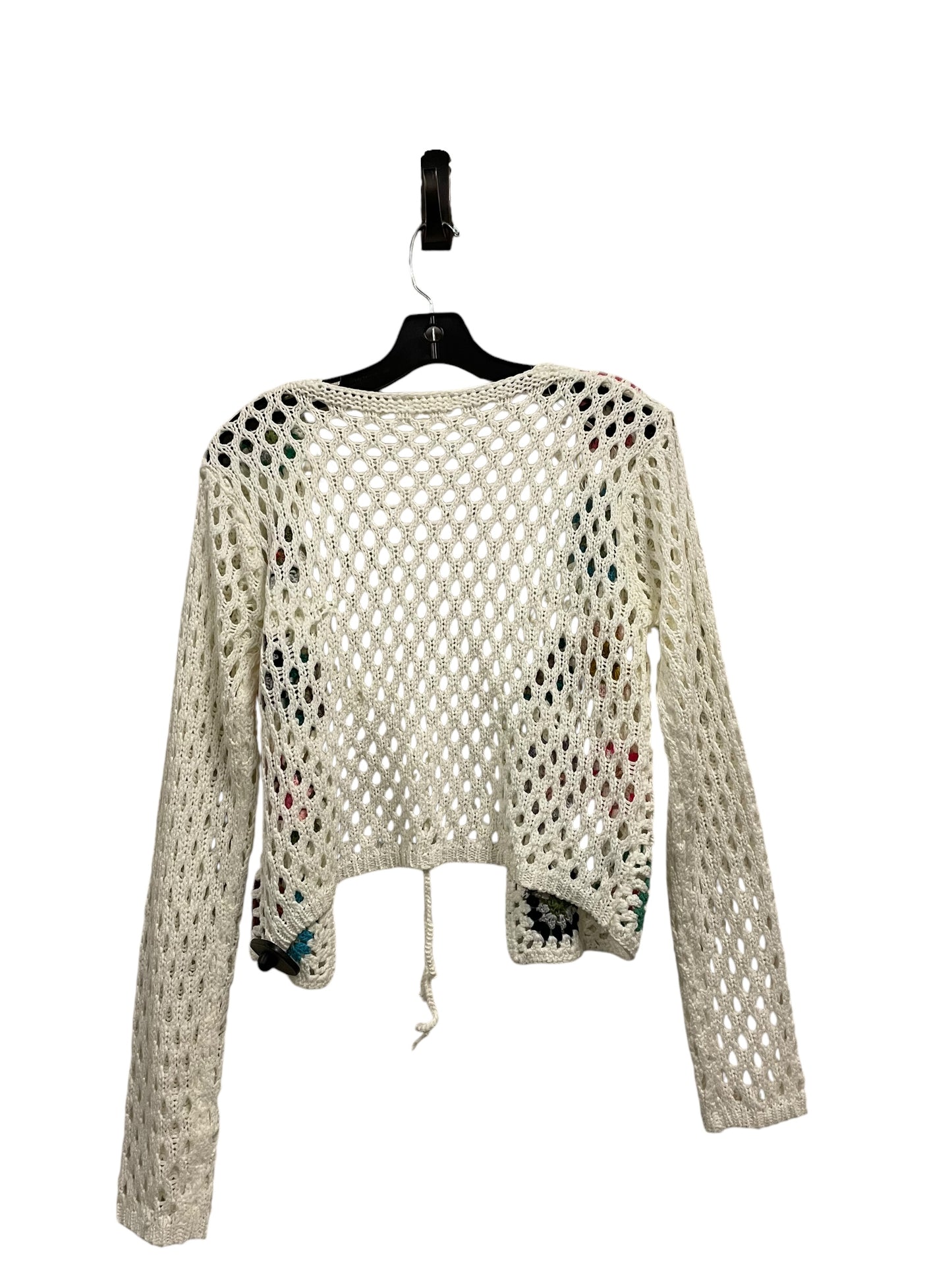 Sweater Cardigan By Debut In White, Size: M