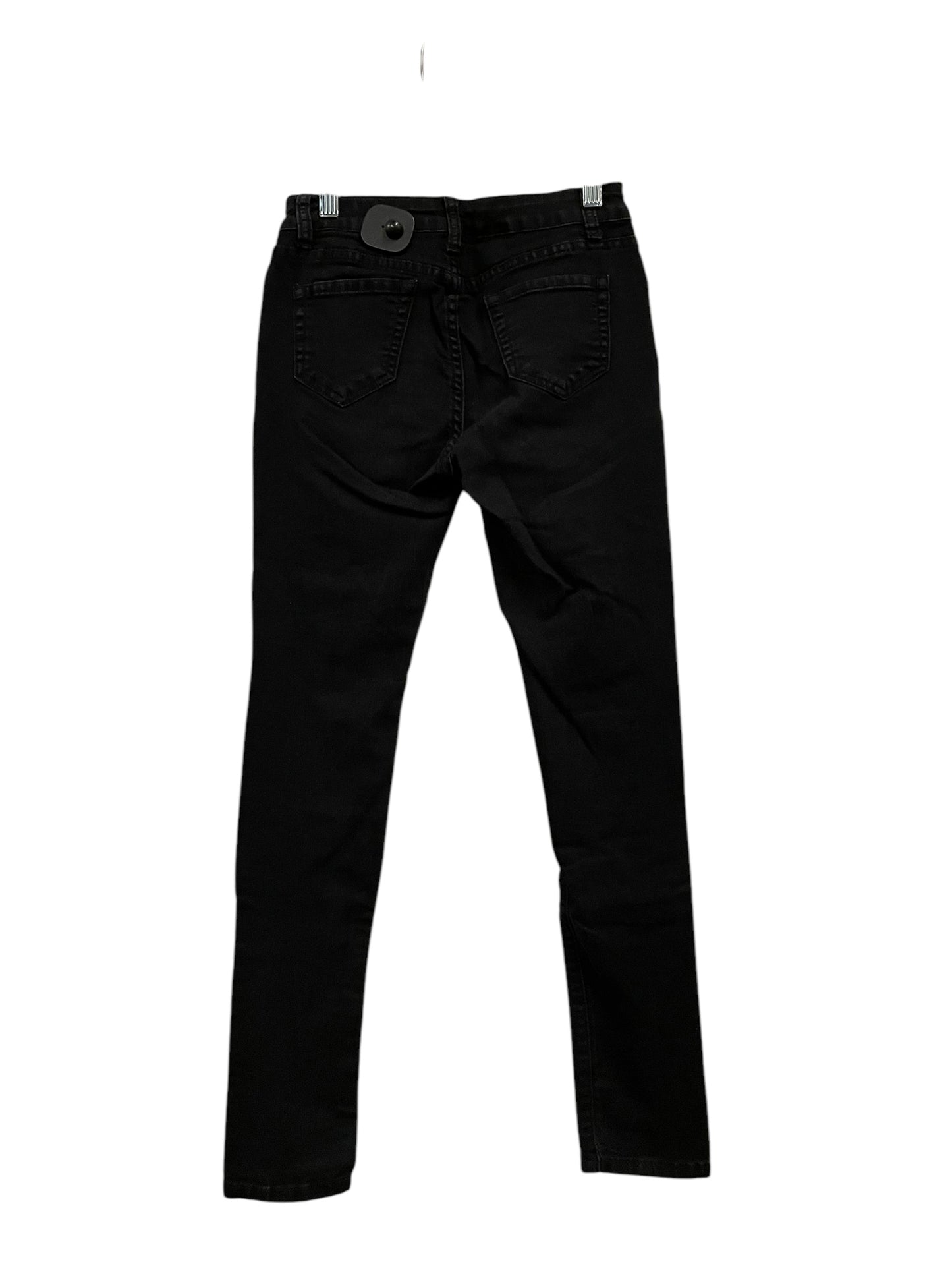 Jeans Skinny By Clothes Mentor In Black Denim, Size: 2