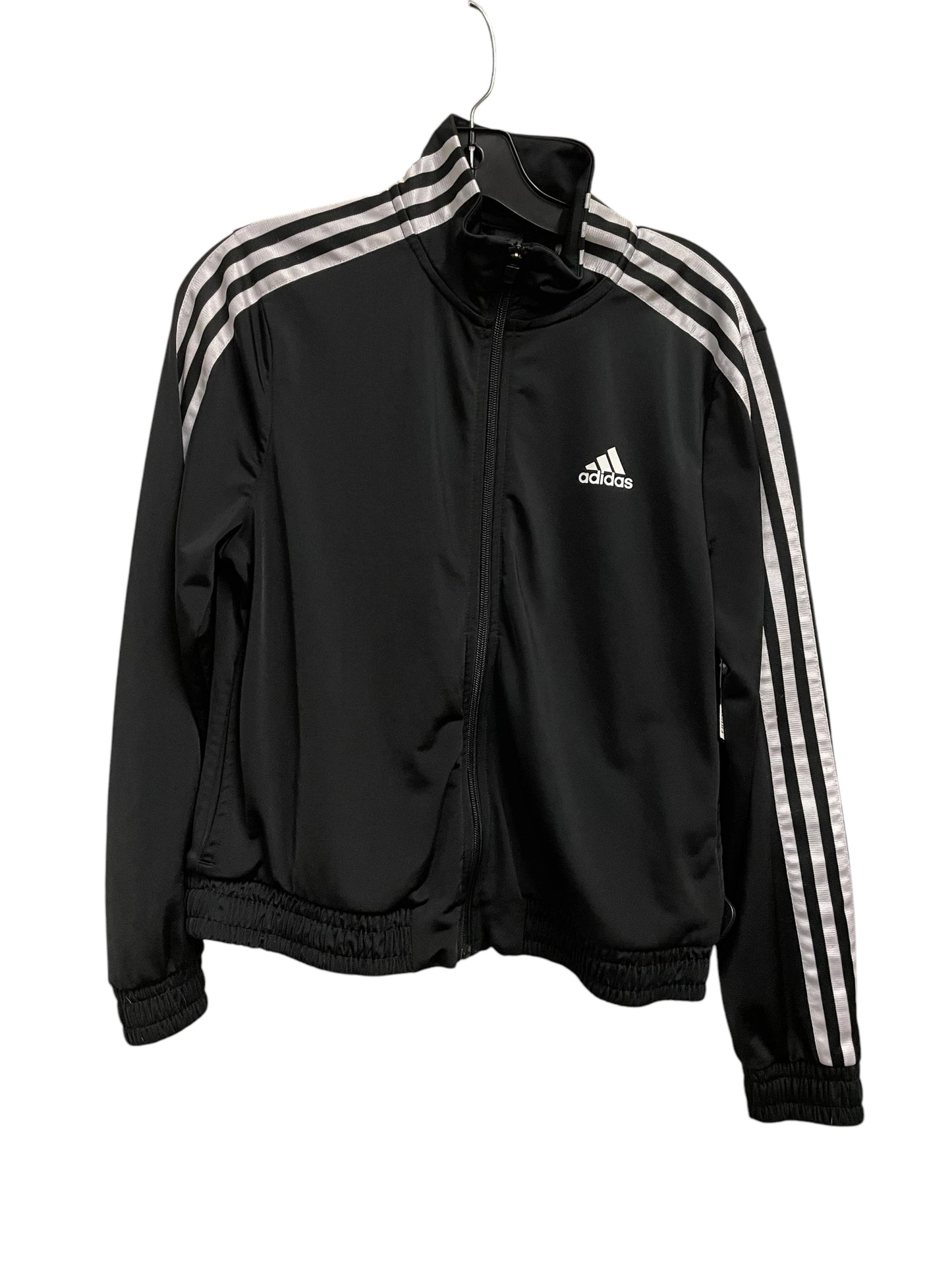 Athletic Jacket By Adidas In Black, Size: S