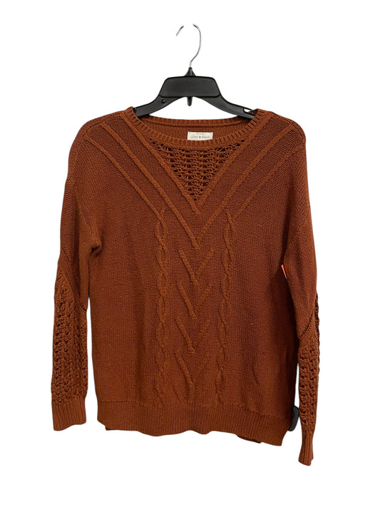 Sweater By Lucky Brand In Brown, Size: Xs