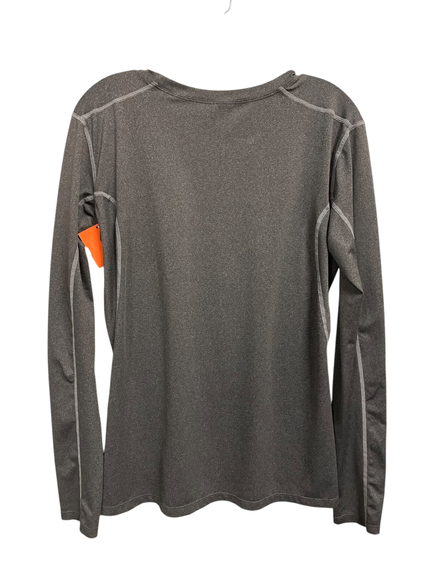 Athletic Top Long Sleeve Crewneck By Clothes Mentor In Grey, Size: L