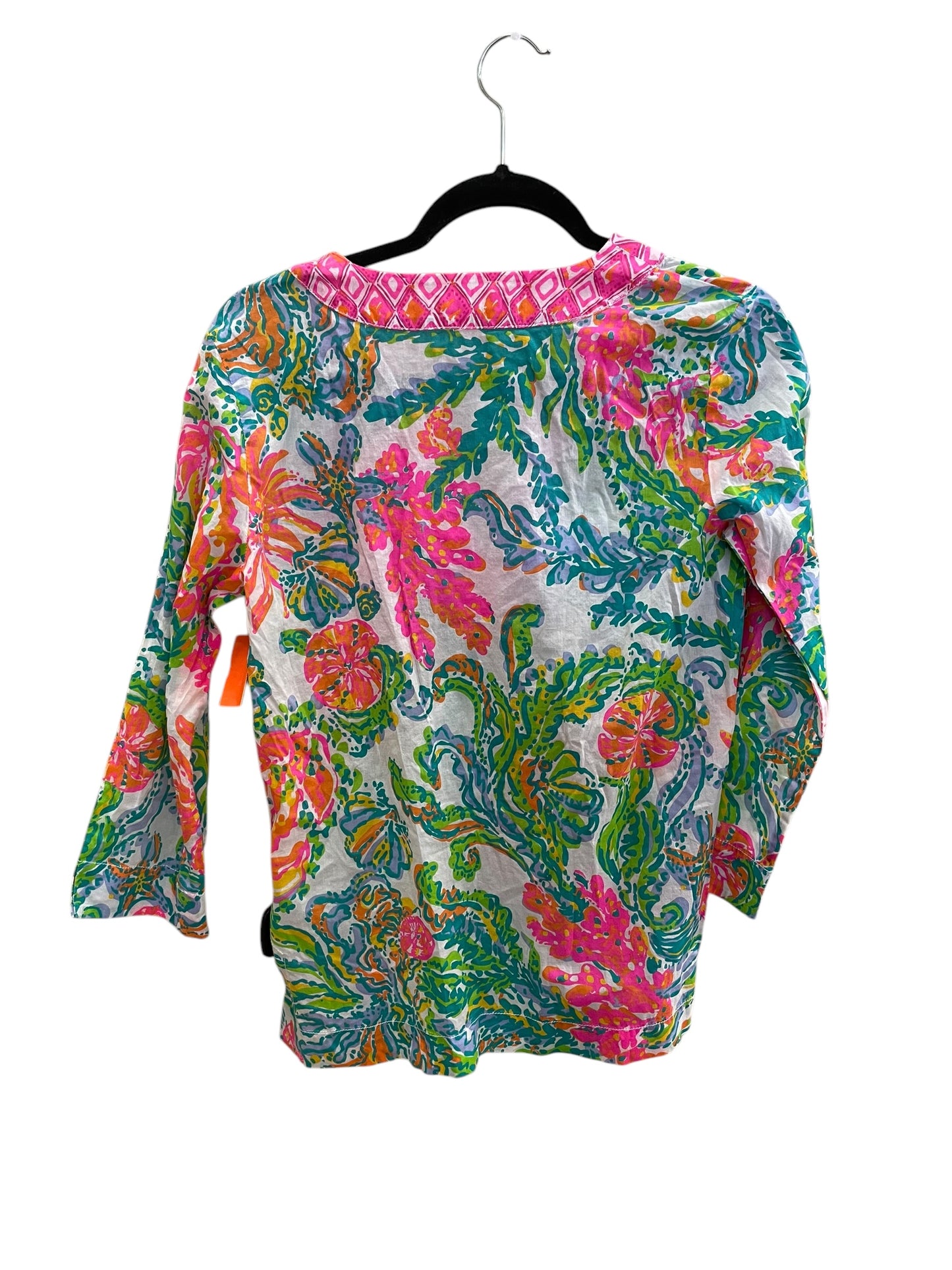 Top Long Sleeve By Lilly Pulitzer In Pink, Size: S