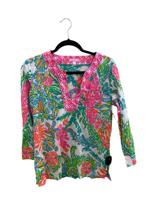 Top Long Sleeve By Lilly Pulitzer In Pink, Size: S