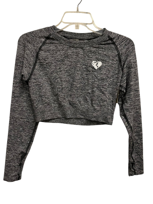 Athletic Top Long Sleeve Crewneck By Clothes Mentor In Grey, Size: L