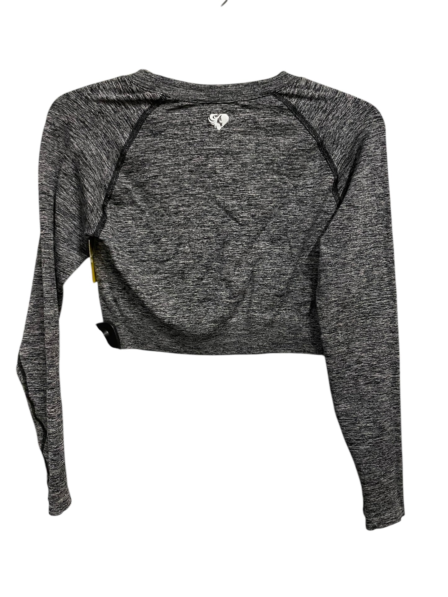 Athletic Top Long Sleeve Crewneck By Clothes Mentor In Grey, Size: L