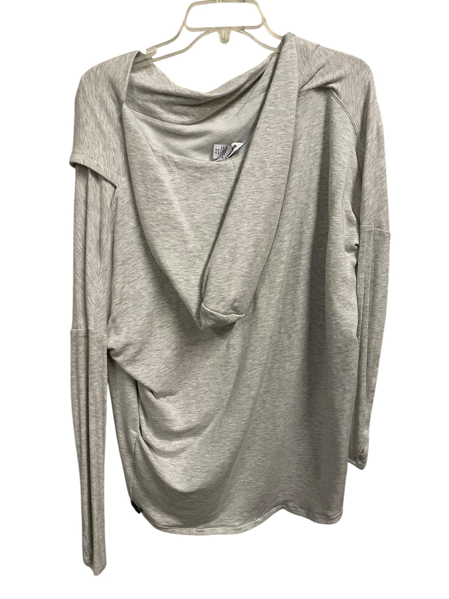 Athletic Sweatshirt Hoodie By Athleta In Grey, Size: S