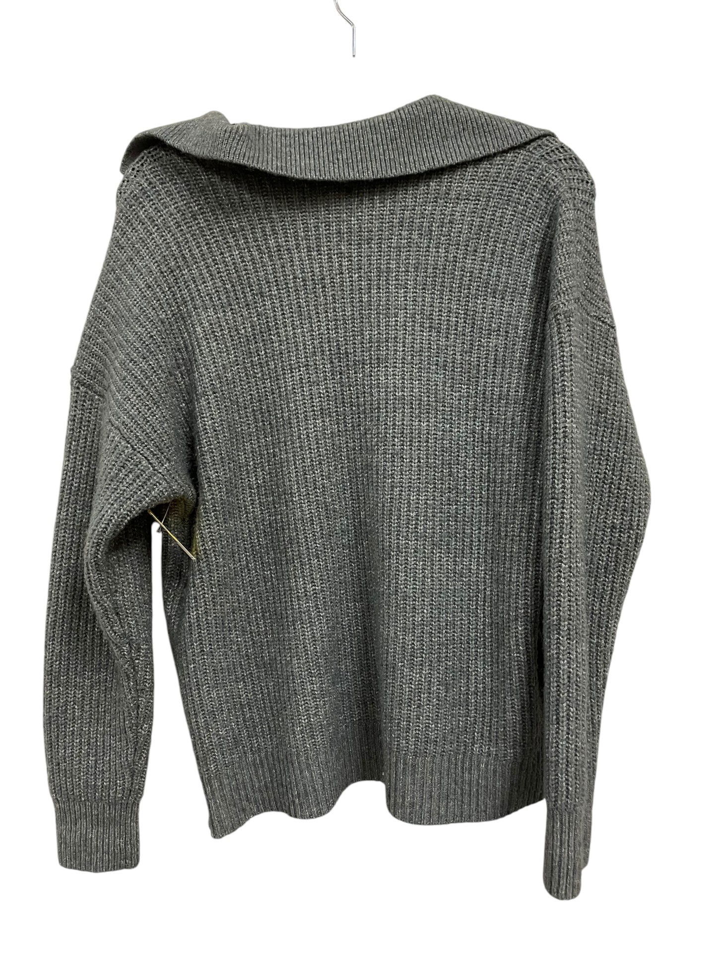 Sweater By Nine West Apparel In Grey, Size: L