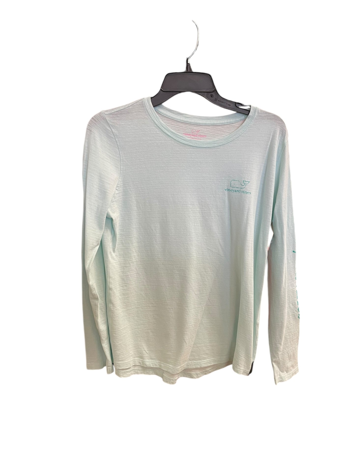 Top Long Sleeve Basic By Vineyard Vines In Blue, Size: S