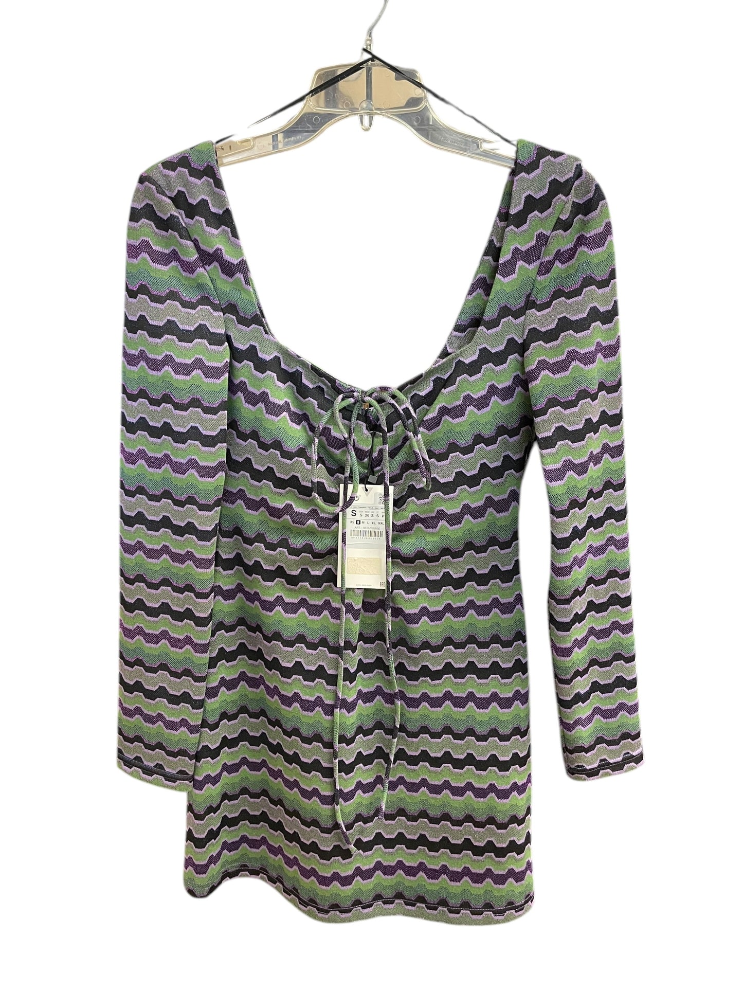 Dress Casual Short By Zara In Green, Size: S