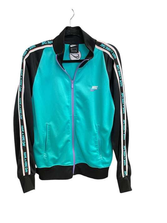 Athletic Jacket By Nike Apparel In Black, Size: S