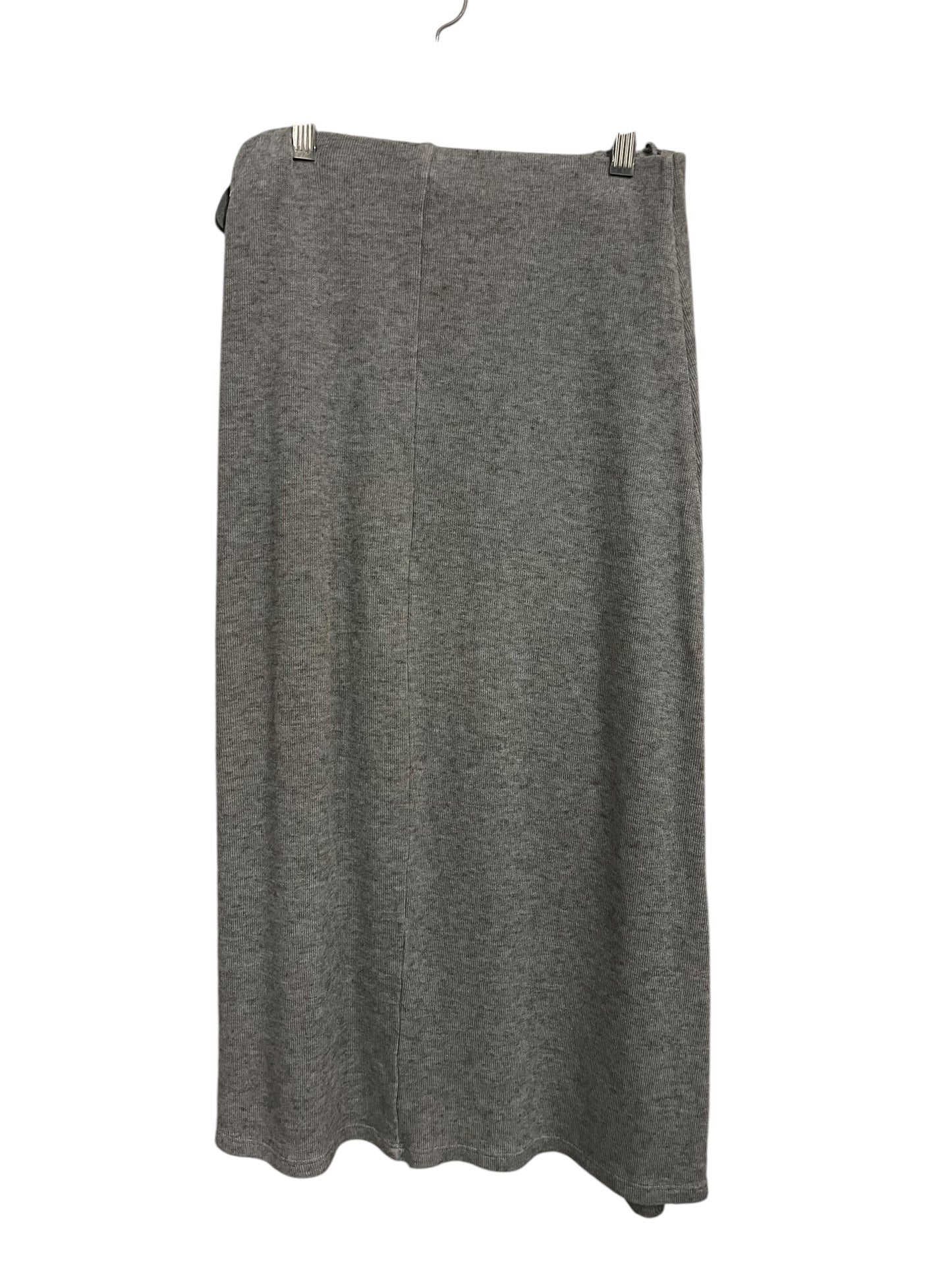 Skirt Midi By Zara In Grey, Size: M