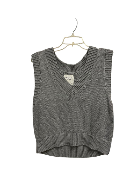 Vest Sweater By Abercrombie And Fitch In Grey, Size: Xs