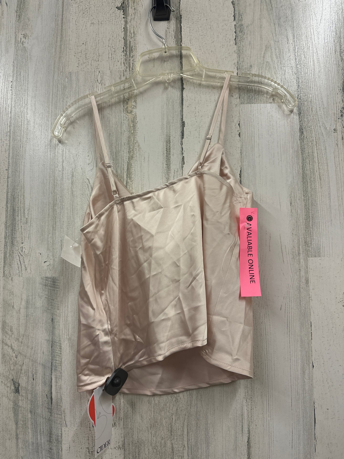 Tan Top Sleeveless Clothes Mentor, Size S