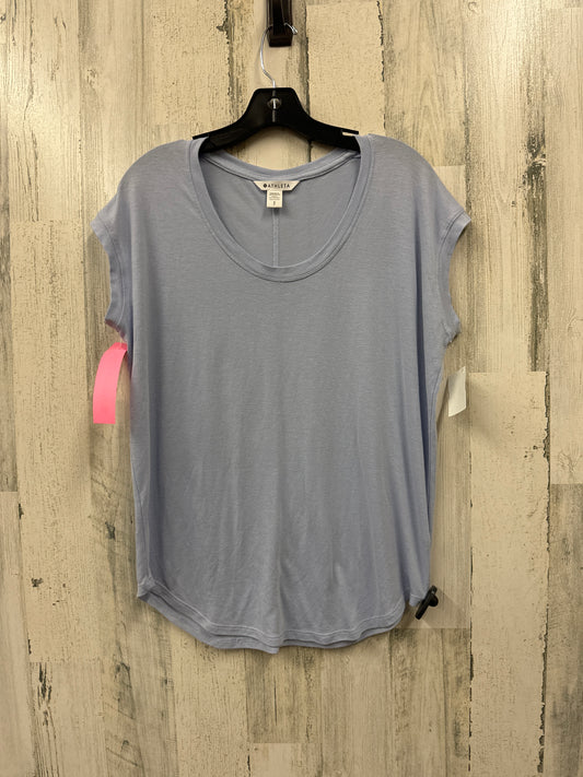 Blue Top Short Sleeve Athleta, Size S